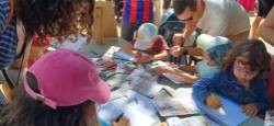 Concurso infantil de dibujo en la fiesta de TOT Sant Cugat