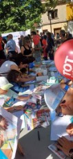 Concurso infantil de dibujo en la fiesta de TOT Sant Cugat